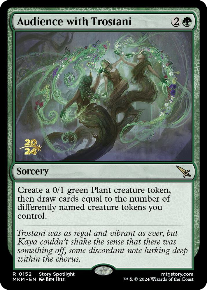 0152 Audience with Trostani R Prerelease Cards