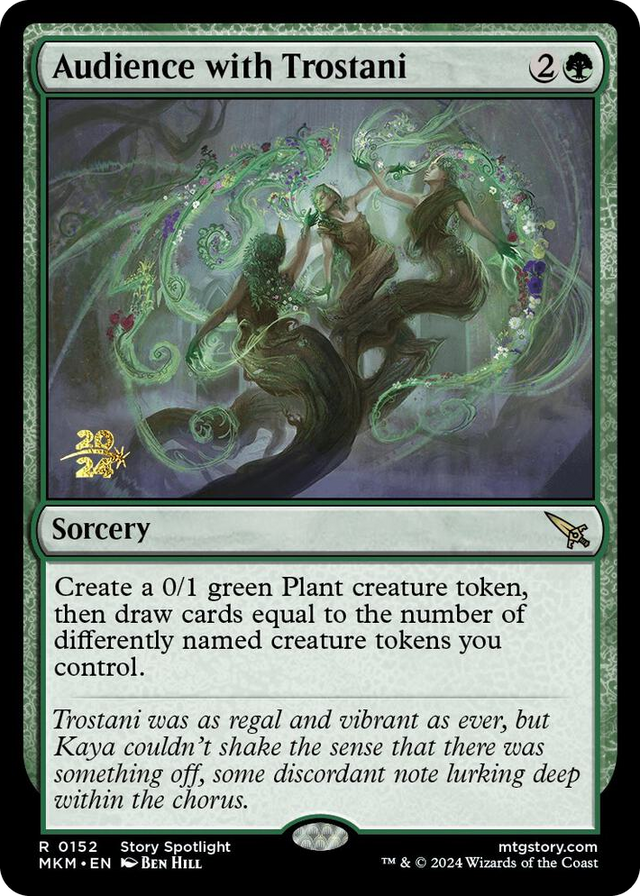 0152 Audience with Trostani R Prerelease Cards
