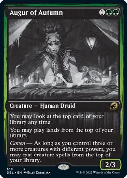0168 Augur of Autumn R Innistrad: Double Feature