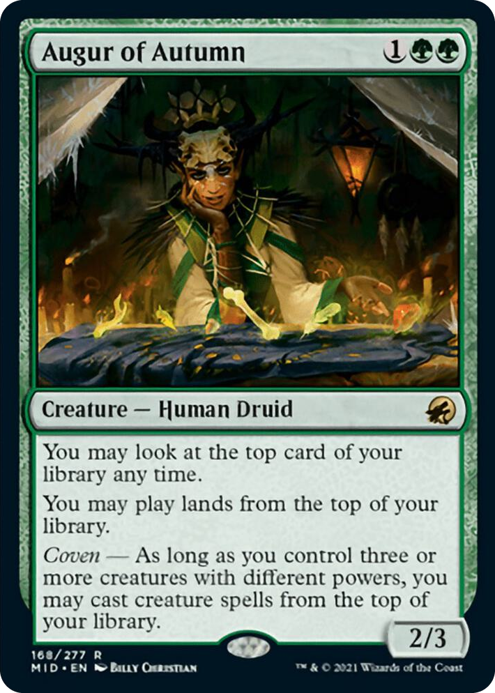 0168 Augur of Autumn R Innistrad: Midnight Hunt