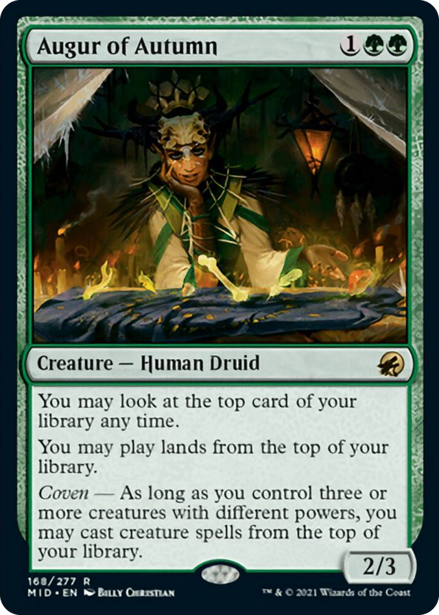 0168 Augur of Autumn R Innistrad: Midnight Hunt