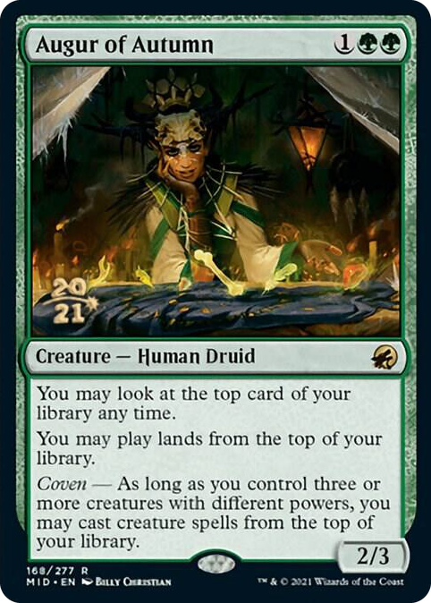 Augur of Autumn #168 R - Prerelease Cards Pokemon card