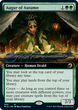 0360 Augur of Autumn (Extended Art) R Innistrad: Midnight Hunt