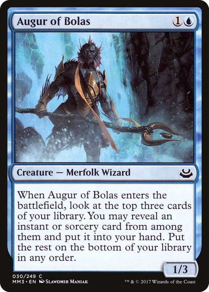 Augur of Bolas #30 C - Modern Masters 2017 Pokemon card