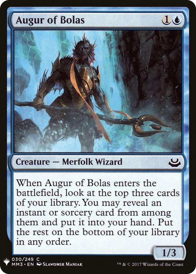 0030 Augur of Bolas C The List Reprints