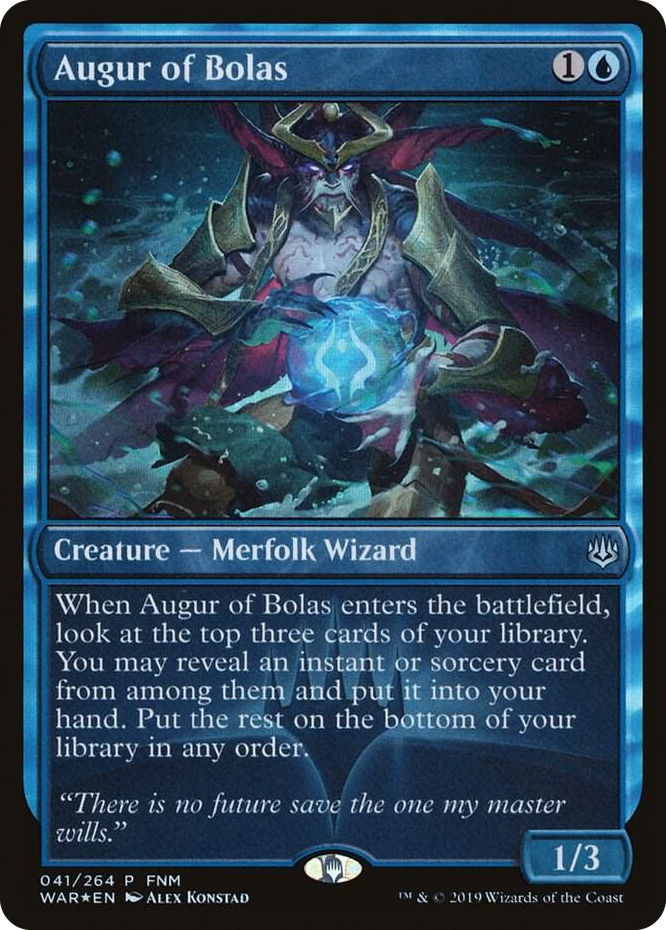 Augur of Bolas #41 P - FNM Promos Pokemon card