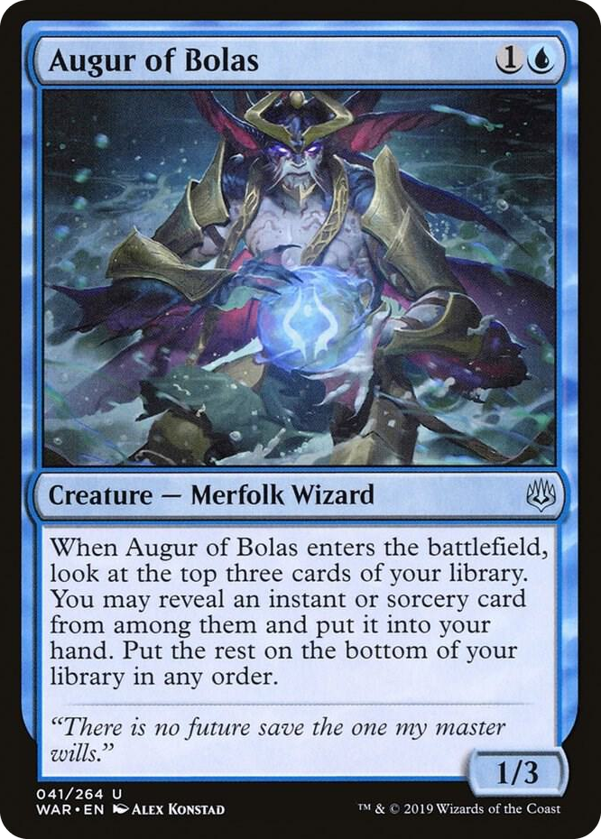 0041 Augur of Bolas U War of the Spark