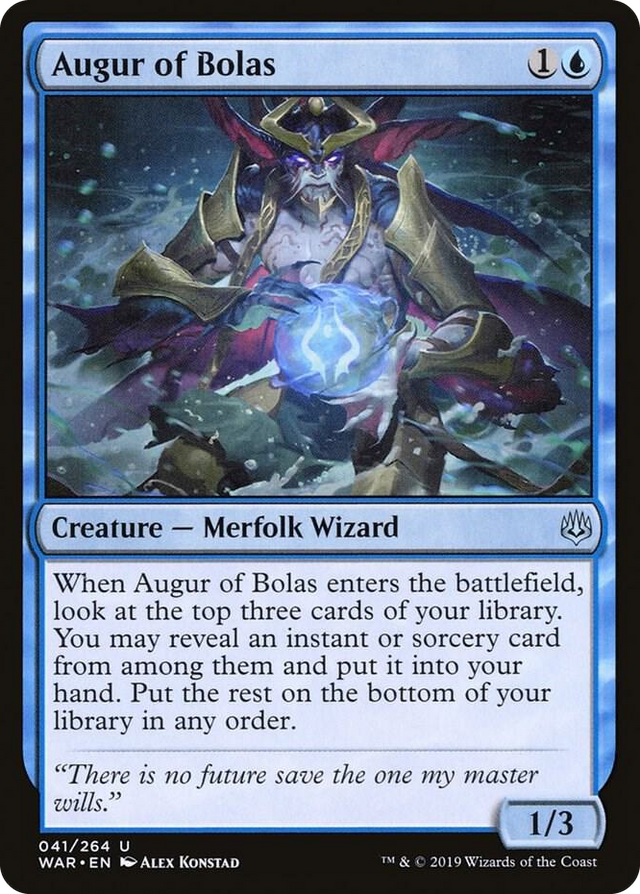 0041 Augur of Bolas U War of the Spark