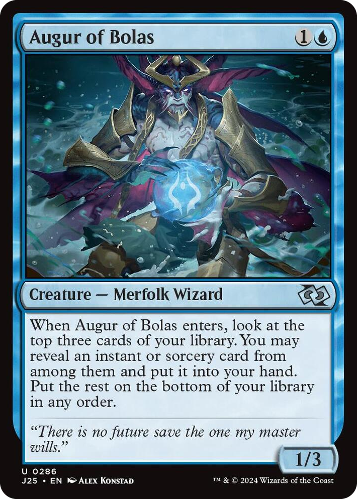 0286 Augur of Bolas U Foundations Jumpstart