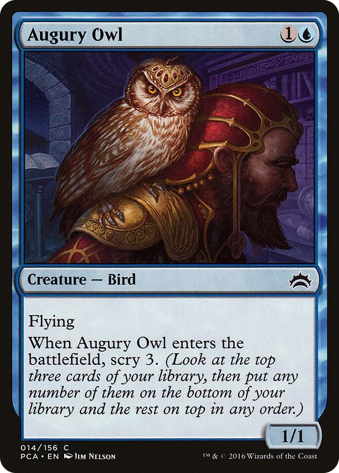 Augury Owl #14 C - Planechase Anthology Pokemon card
