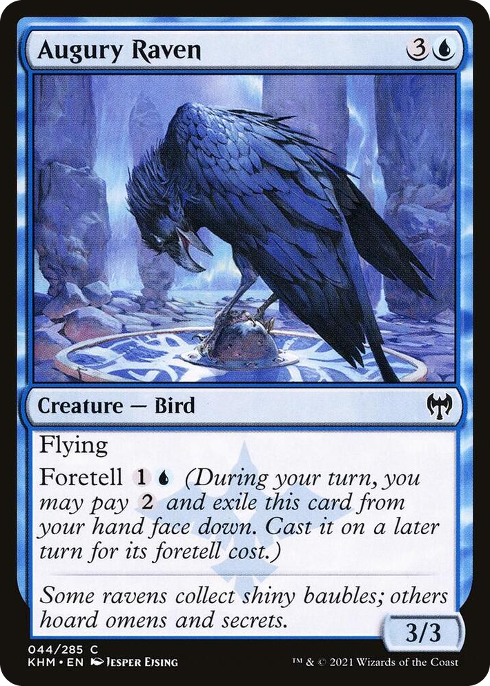 0044 Augury Raven C Kaldheim