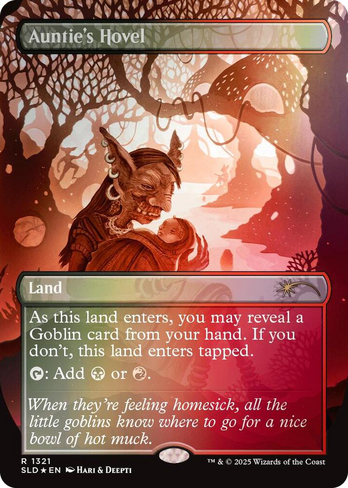 Auntie's Hovel (Rainbow Foil) #1321 R - Secret Lair Drop Series Pokemon card