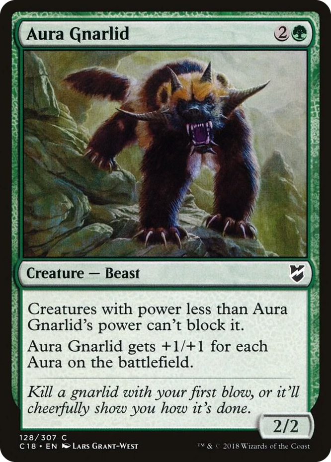 0128 Aura Gnarlid C Commander 2018