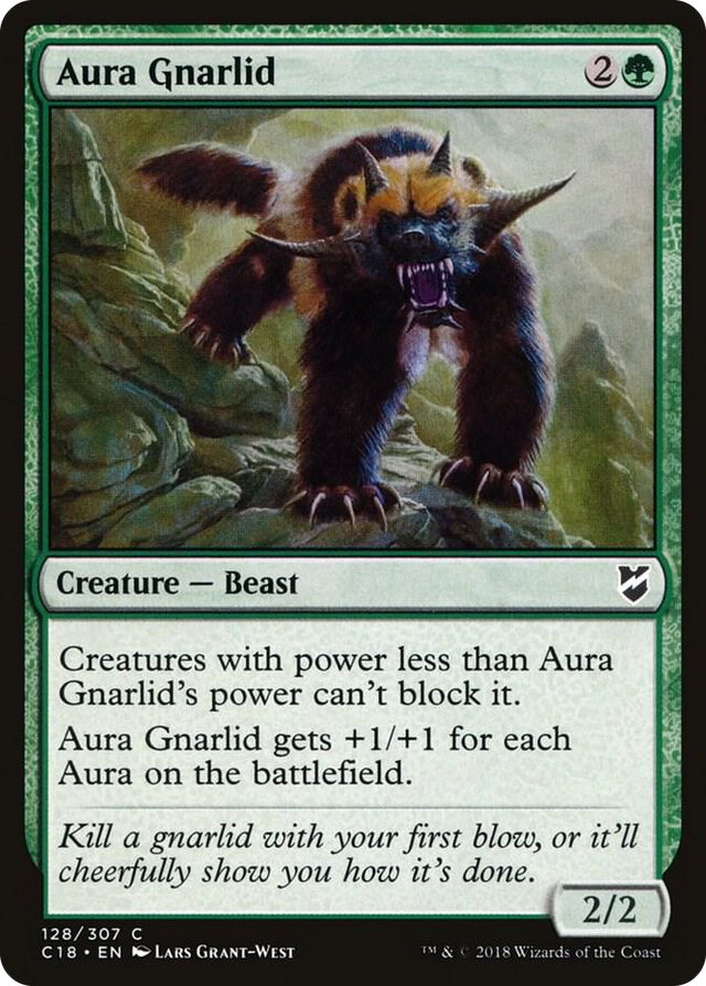 0128 Aura Gnarlid C Commander 2018