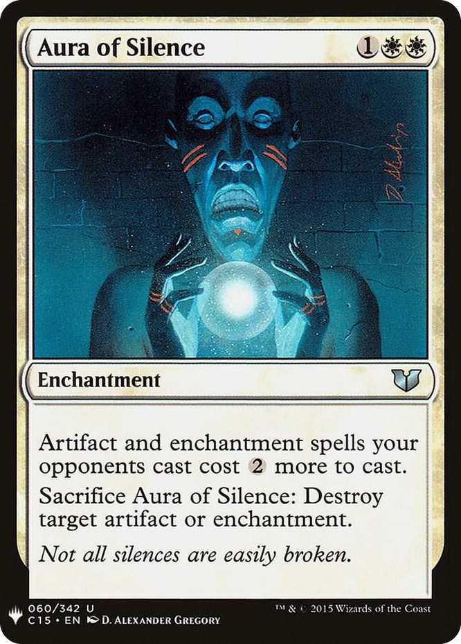 Aura of Silence #60 U - The List Reprints Pokemon card