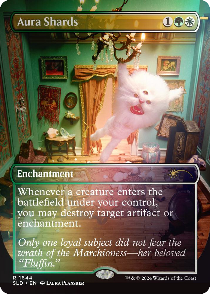 Aura Shards (1644) (Rainbow Foil) #1644 R - Secret Lair Drop Series Pokemon card