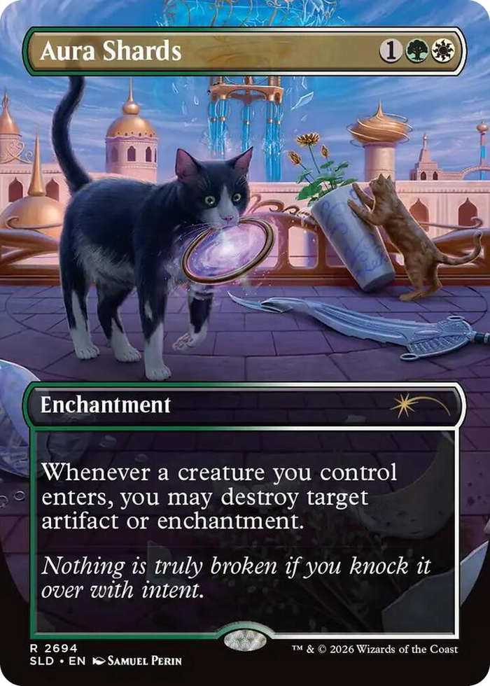 Aura Shards (2694) #2694 R - Secret Lair Drop Series Pokemon card