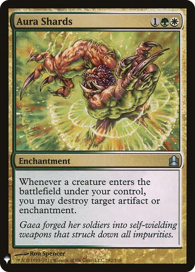 Aura Shards (CMD) #182 U - The List Reprints Pokemon card