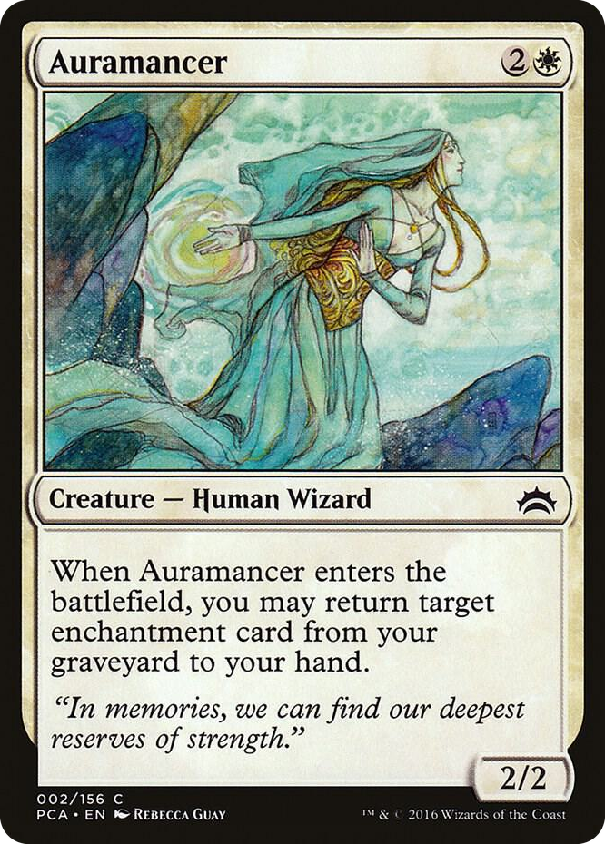 Auramancer #2 C - Planechase Anthology Pokemon card