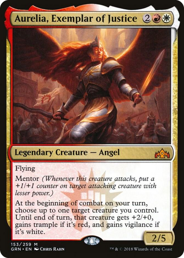 0153 Aurelia, Exemplar of Justice M Guilds of Ravnica