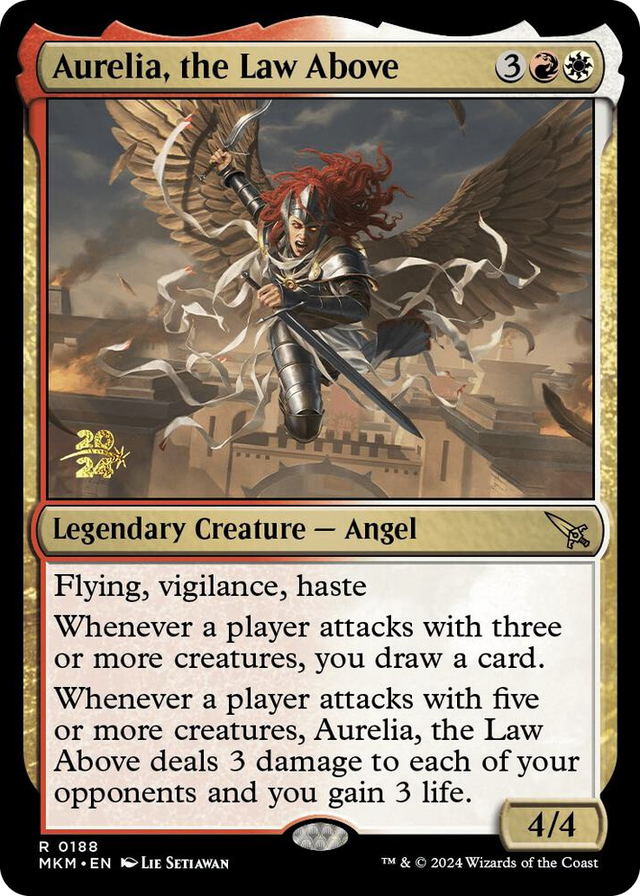 0188 Aurelia, the Law Above R Prerelease Cards