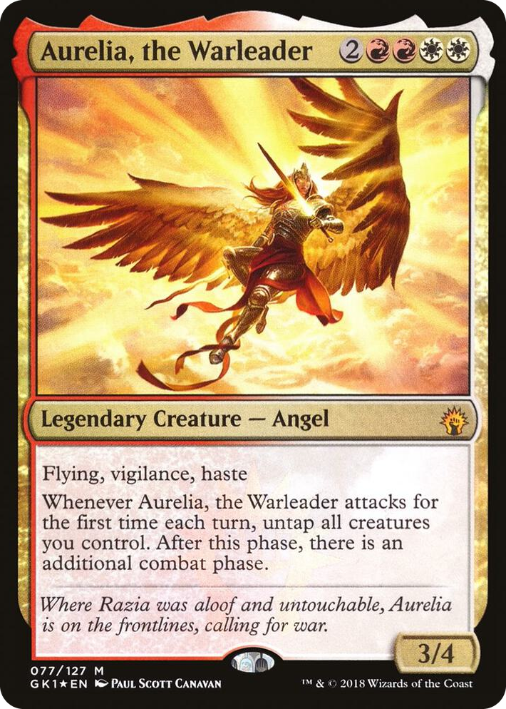 0077 Aurelia, the Warleader M Guilds of Ravnica: Guild Kits