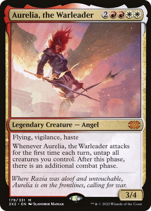 0179 Aurelia, the Warleader M Double Masters 2022