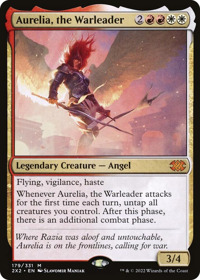 0179 Aurelia, the Warleader M Double Masters 2022