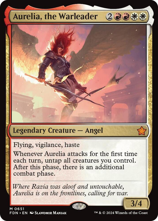 0651 Aurelia, the Warleader M Foundations