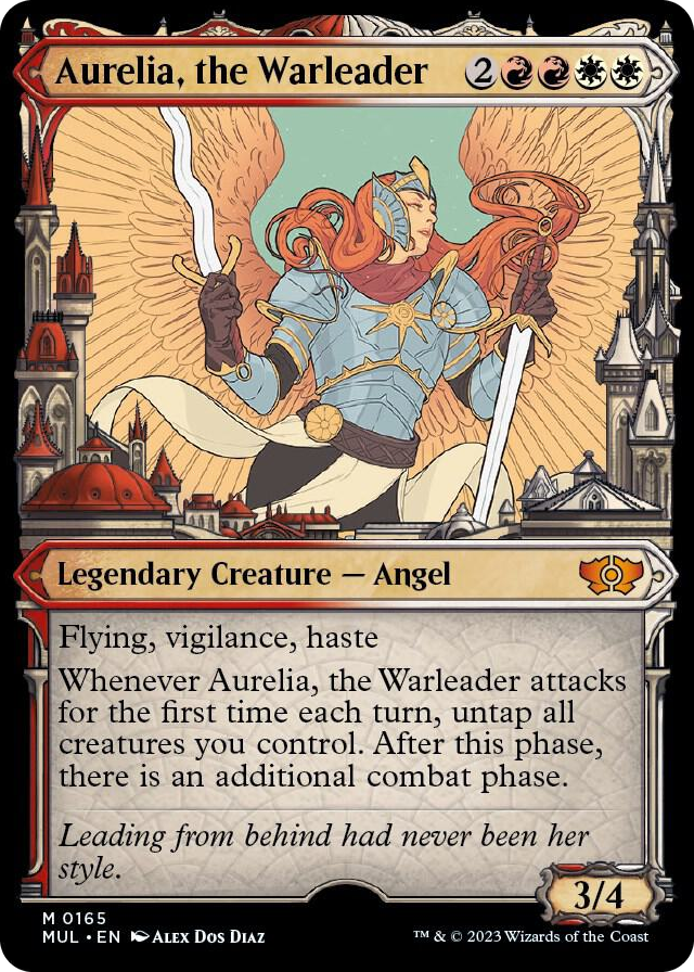0165 Aurelia, the Warleader (Halo Foil) M March of the Machine: Multiverse Legends
