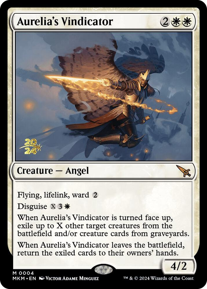 0004 Aurelia's Vindicator M Prerelease Cards