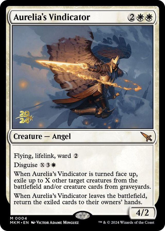 0004 Aurelia's Vindicator M Prerelease Cards