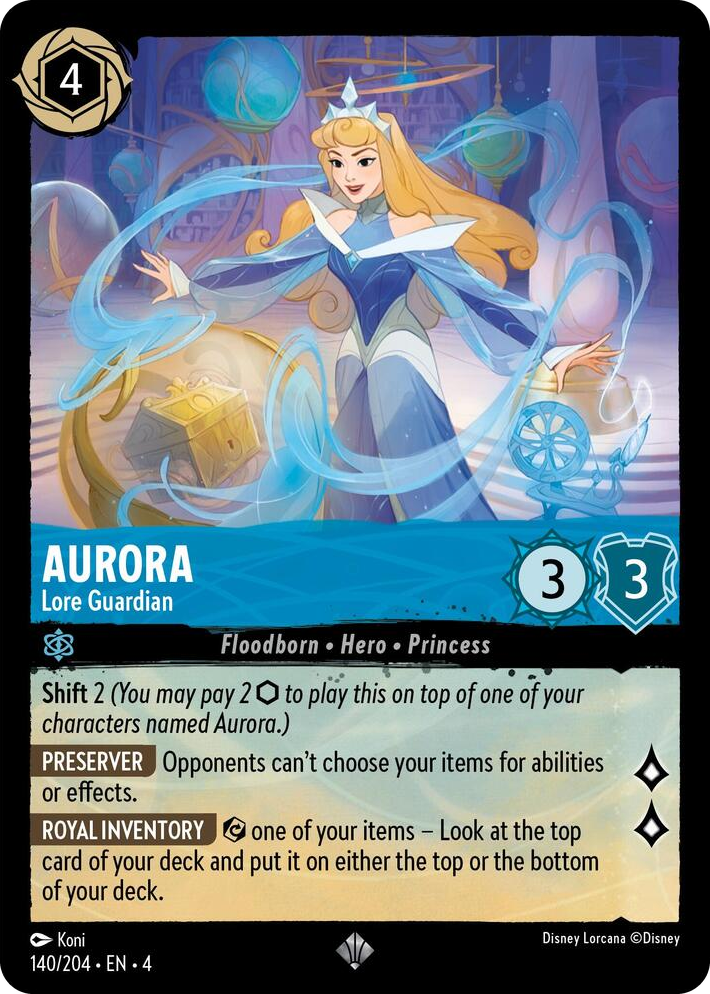 0140 Aurora - Lore Guardian Super Rare Ursula's Return