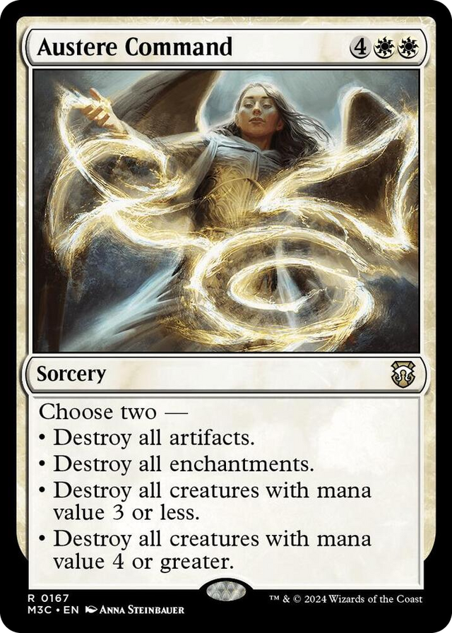 0167 Austere Command (Ripple Foil) R Commander: Modern Horizons 3