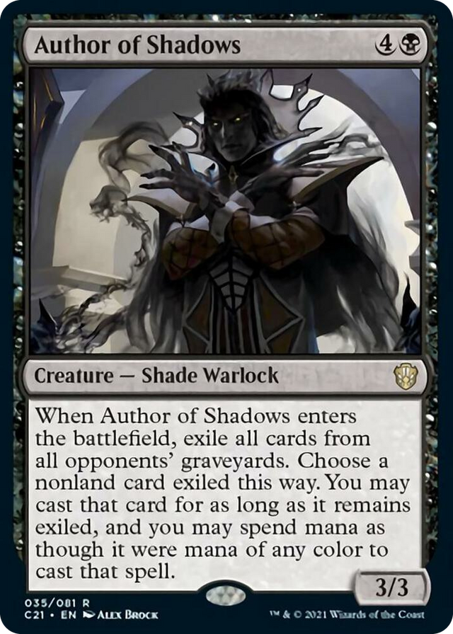 0035 Author of Shadows R Commander 2021