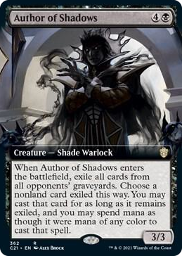 0362 Author of Shadows (Extended Art) R Commander 2021