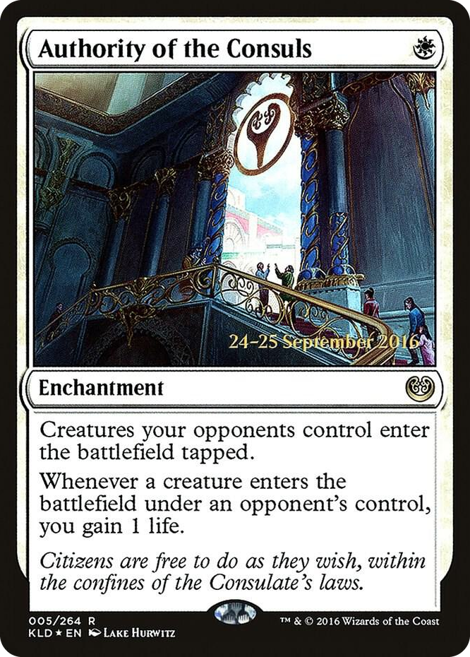 0005 Authority of the Consuls (KLD) R Prerelease Cards