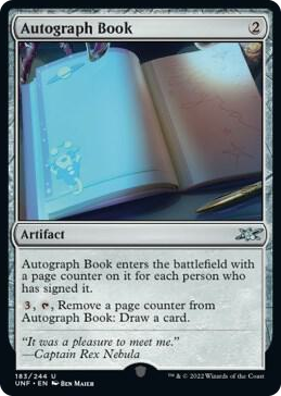 0183 Autograph Book U Unfinity