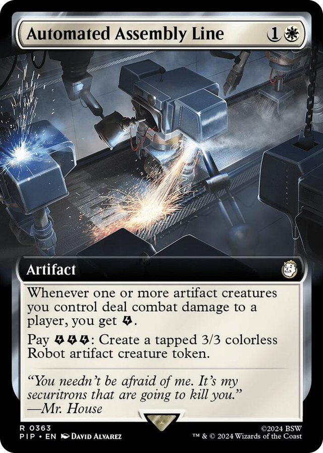 0363 Automated Assembly Line (Extended Art) R Universes Beyond: Fallout