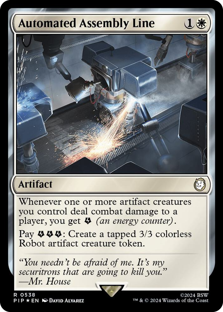 0538 Automated Assembly Line (Surge Foil) R Universes Beyond: Fallout