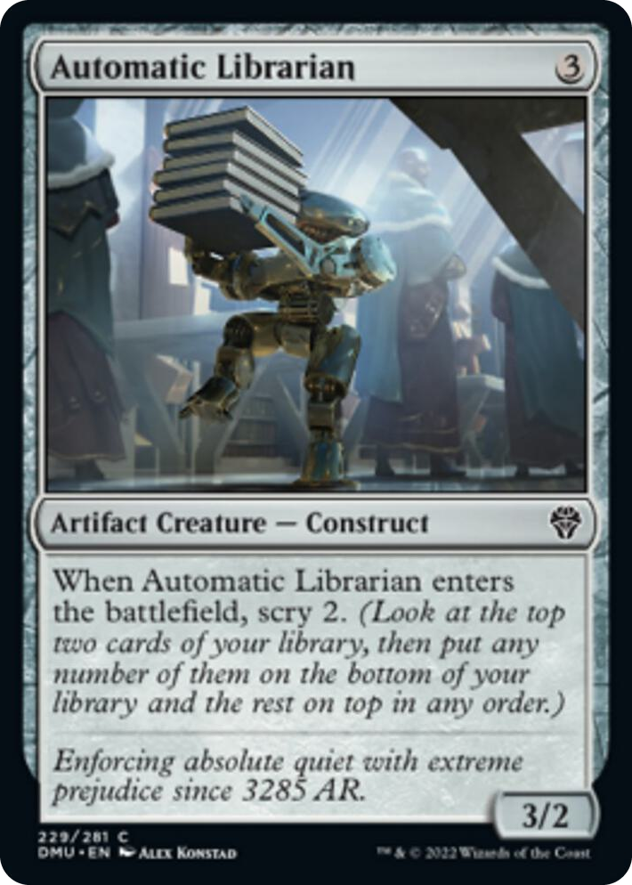0229 Automatic Librarian C Dominaria United