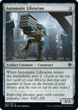 0229 Automatic Librarian C Dominaria United