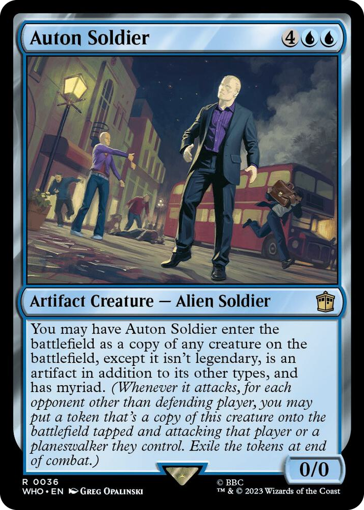 0036 Auton Soldier R Universes Beyond: Doctor Who