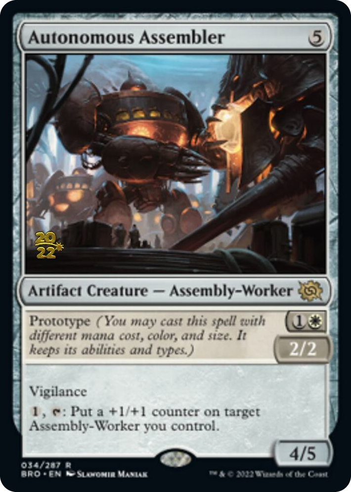 0034 Autonomous Assembler R Prerelease Cards
