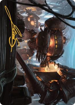 0005 Autonomous Assembler Art Card (Gold-Stamped Signature) S Art Series: The Brothers' War