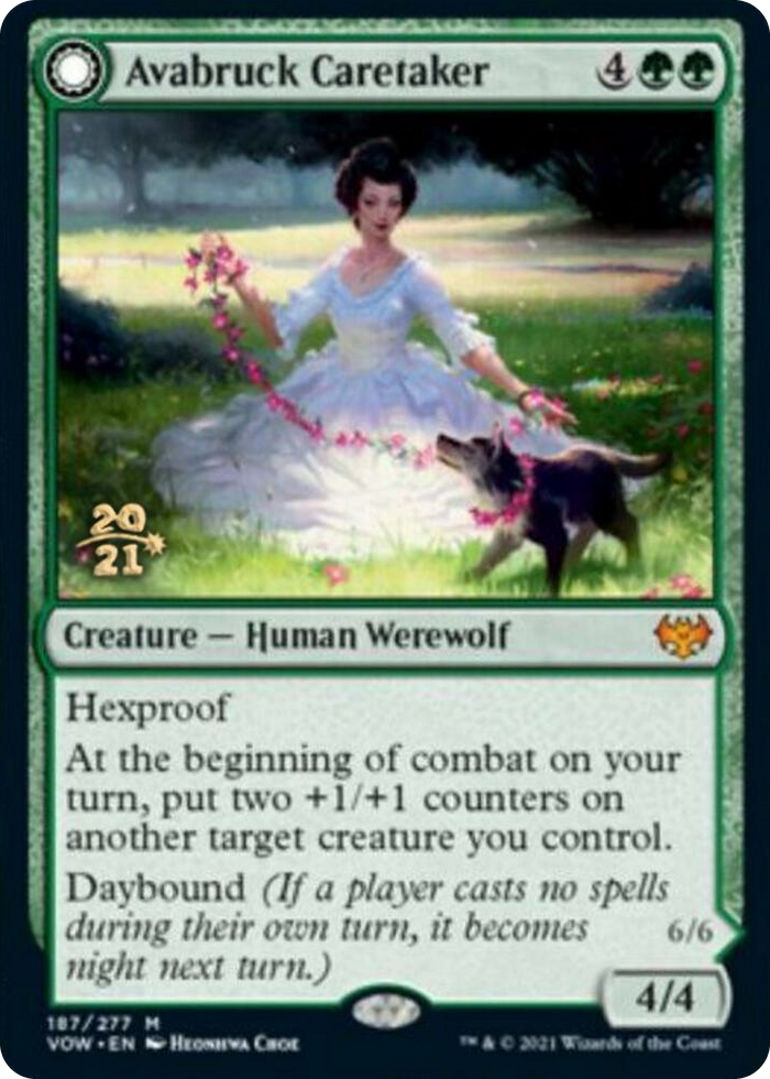 Avabruck Caretaker #187 M - Prerelease Cards Pokemon card