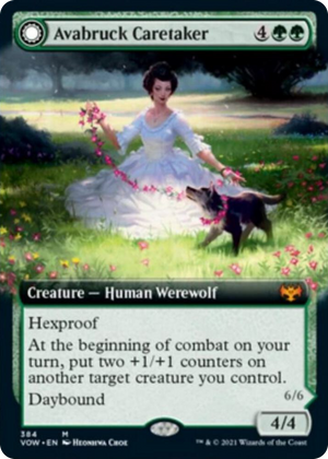 0384 Avabruck Caretaker (Extended Art) M Innistrad: Crimson Vow