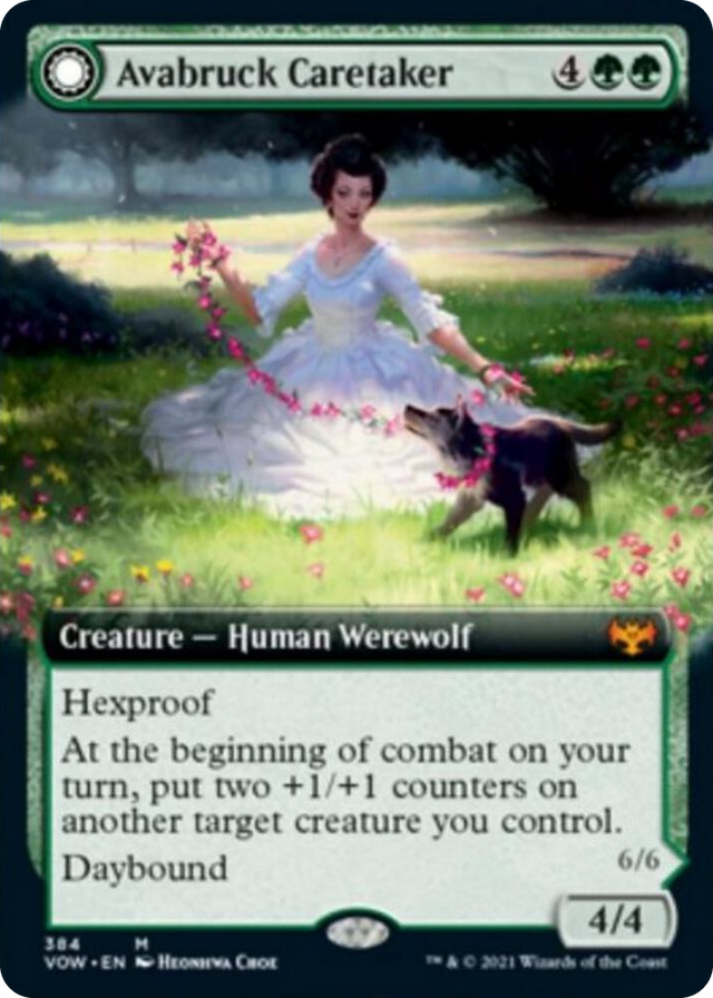 0384 Avabruck Caretaker (Extended Art) M Innistrad: Crimson Vow