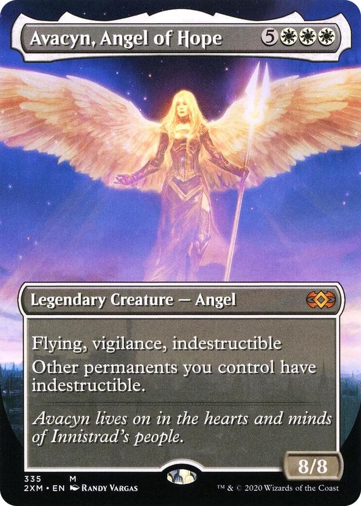 0335 Avacyn, Angel of Hope (Borderless) M Double Masters