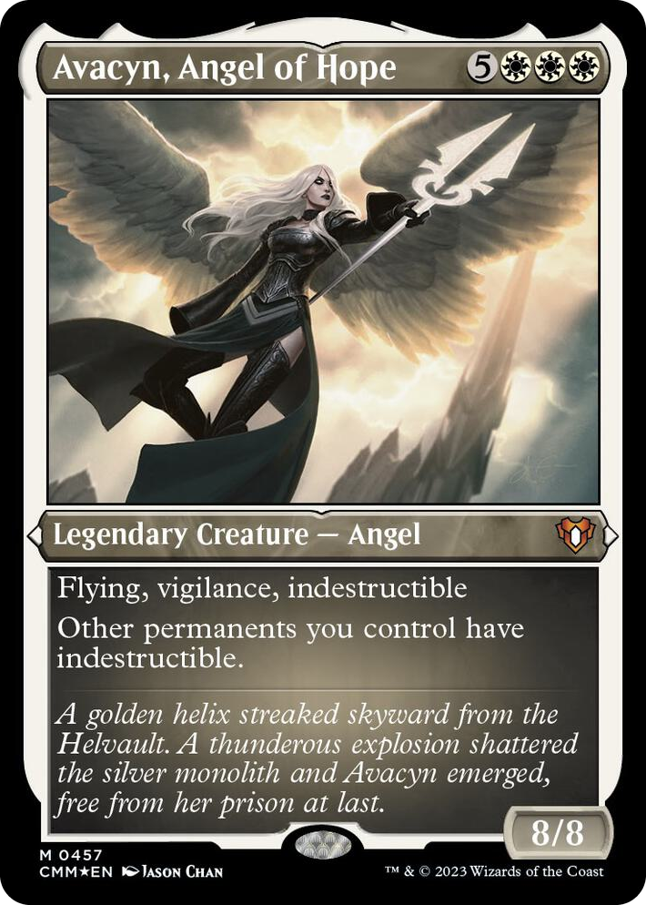 0457 Avacyn, Angel of Hope (Foil Etched) M Commander Masters